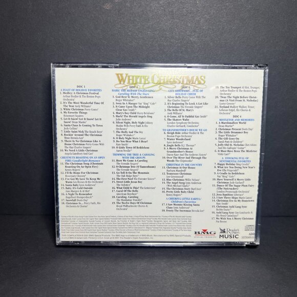 Readers Digest White Christmas An All Star Treasury 2001 4 Disc CD Album Set - Picture 2 of 5